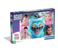 K-Pop Demon Hunters Puzzle Enfant 104 Pièces Format 38x27 cm Dès 6 Ans | Personnages colorés à assembler étape par étape | activité ludique et éducative pour apprendre en jouant | idée cadeau
