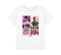 K-Pop Demon Hunters - Saja Boys Era Grid Kids T Shirt, White, 7-8