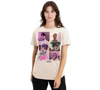 K-Pop Demon Hunters Saja Boys Era Grid Ladies T Shirt, Natural, L Women's