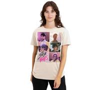 K-Pop Demon Hunters Saja Boys Era Grid Ladies T Shirt, Natural, XL Women's