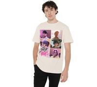 K-Pop Demon Hunters Saja Boys Era Grid Unisex T Shirt, Natural, XXL