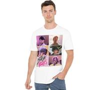 K-Pop Demon Hunters - Saja Boys Era Grid Unisex T Shirt, White, XXXXX-Large