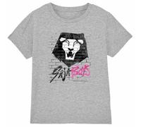 K-Pop Demon Hunters - Saja Boys Graffiti Wall Kids T Shirt, Heather Grey, 12-13