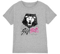 K-Pop Demon Hunters - Saja Boys Graffiti Wall Kids T Shirt, Heather Grey, 5-6
