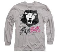 K-Pop Demon Hunters Saja Boys Graffiti Wall Unisex Long Sleeve T Shirt, Heather Grey, XL