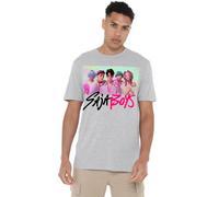 K-Pop Demon Hunters Saja Boys Photo Frame Unisex T Shirt, White, Gris, 5XL Mixte