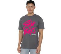 K-Pop Demon Hunters Saja Boys Pink Logo Unisex T Shirt, Black, Charbon, XXL Mixte