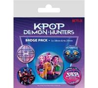 K-POP DEMON HUNTERS SET DE 5 BADGES
