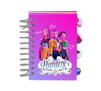 K-Pop Demon Hunters Stationery Bloc-notes A7, idéal pour les enfants d'âge scolaire, confortable et polyvalent, résistance, 7,4 x 10,5 cm