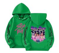 K Pop Demon Hunters Sweats à Capuche Fille 3-12 Ans Ado Tee Shirt Hiver Manche Longue Ample Sweatshirt Enfant Vintage Mignon Confortable Casual Vacances Jogging K Pop Top Blouse (B15,120)