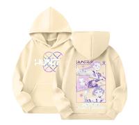 K Pop Demon Hunters Sweats à Capuche Fille 3-12 Ans Ado Tee Shirt Hiver Manche Longue Ample Sweatshirt Enfant Vintage Mignon Confortable Casual Vacances Jogging K Pop Top Blouse (B01,120)