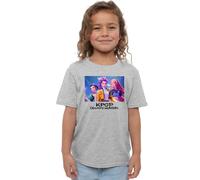 K-Pop Demon Hunters - T-Shirt Heroic Huntrix Huntr/X pour Enfant, Gris chiné, 7-8 Ans