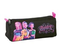 K-Pop Demon Hunters - Trousse avec Fermeture éclair et Compartiment, idéale pour Les Enfants d'âge Scolaire, Confortable et Polyvalente, qualité et résistance, 21 x 7 x 8 cm