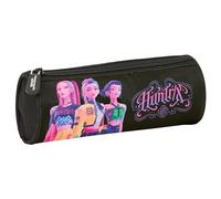 Safta Trousse ronde scolaire K-POP Demon Hunters 5-14 ans 20x7 cm résistante