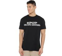 K-Pop Demon Hunters - White Logo Unisex T Shirt, Black, XXXXX-Large