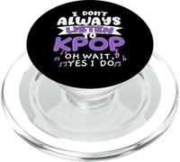 K-Pop drôle Disant de la Musique coréenne Kpop PopSockets PopGrip pour MagSafe