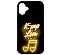 K-Pop est l'amour de ma Vie - Amateur de Musique K-Pop Coque pour iPhone 16 Plus
