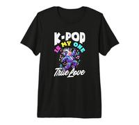 K-Pop est Mon Amour Kawaii K-Pop Anime T-Shirt Haut de Gamme