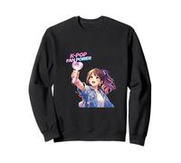 K-Pop Fan Power, Jolie Fille de Concert d'anime Sweatshirt