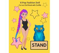 K-Pop Fashion Doll: Paper Doll Cut-Out Book with Clothes to Color and Play for Kids