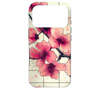 K-Pop Fleurs erisier en Vaporwave esthétique coréenne Coque pour iPhone 17 Pro