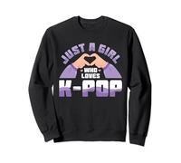 K-Pop Girls Symbole de la main Kpop Coeur Corée du Sud Sweatshirt