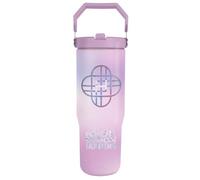 K-Pop Gobelet avec paille en polyéthylène, capacité de 850 ml, produit sous licence officielle, K-Pop Drinkware for Home