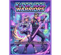 K-Pop Idol Warriors: An Anime Style Coloring Book Featuring Korean Pop Stars Fighting Monsters, Demons, and Spirits in a Cyberpunk Fantasy World