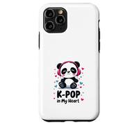 K-Pop in My Heart Panda Mignon Musique Coréenne Corée du Sud Coque pour iPhone 11 Pro