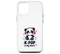 K-Pop in My Heart Panda Mignon Musique Coréenne Corée du Sud Coque pour iPhone 12/12 Pro