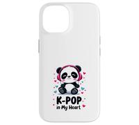 K-Pop in My Heart Panda Mignon Musique Coréenne Corée du Sud Coque pour iPhone 14