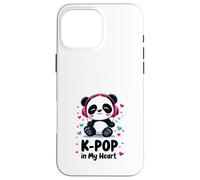 K-Pop in My Heart Panda Mignon Musique Coréenne Corée du Sud Coque pour iPhone 16 Pro Max