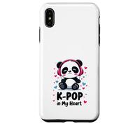 K-Pop in My Heart Panda Mignon Musique Coréenne Corée du Sud Coque pour iPhone XS Max