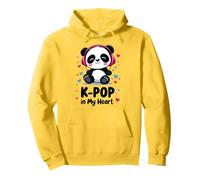 K-Pop in My Heart Panda Mignon Musique Coréenne Corée du Sud Sweat à Capuche