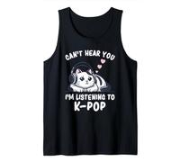 K-Pop | Je ne t'entends pas, j'écoute de la K-Pop, Kpop kawaii Débardeur