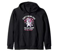 K-Pop Je ne t'entends Pas J'écoute K-Pop K Pop Kawaii Kpop Sweat à Capuche