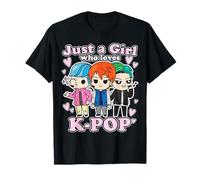 K-Pop Just A Girl Who Loves K-Pop Korean Pop Band T-Shirt
