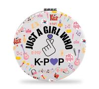K Pop Miroir de maquillage K-Pop Cadeau coréen Symbole d'amour Cadeau K Pop Miroir de poche K-Pop Cadeaux pour fans (Pop UK)