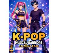 K-POP Musical Warriors Coloring Book: Musical Idol Warriors: Guys and Girls Battle in K-Pop Costumes, Using Music, Dance, and Song to Fight with Glamour!