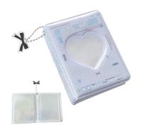 k-pop Photocard Binder - 40 poches album photo | Love Heart Hollow Photo Carte Holder | Album k-pop avec joli pendentif pour la collection de photos | Décoration mignonne pour Photocard Idol standard