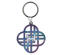 K-POP Porte-clés en métal sous licence officielle Motif chasseurs de démons (Huntrix) Design de logo de qualité supérieure pour sacs, clés et accessoires