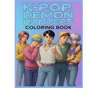 K-Pop’s De-mons Hunters: Saja Boys Coloring Book for Anime Fans
