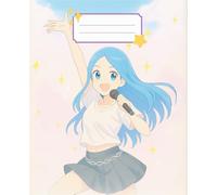 K-Pop Singer Notebook - Anime-Inspired Dream Stage Design: A dreamy K-pop notebook inspired by girl idols - perfect for journaling, school notes, bias ... decorated pages make it a must-have fan gift!