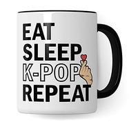 K-Pop Tasse Idée Cadeau - Café Avec Inscription Humoristique, Humour, Pour Fans de Coréen, Corée du Sud