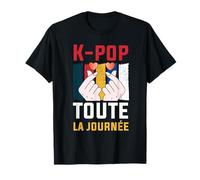 K-Pop Toute La Journée Signe Coeur Asie Culture Cadeau T-Shirt