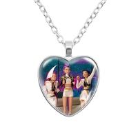 K-Pops Demons Hunters Collier Hun-Trix RU Mi sa Ja Boys de Rpy Ti Ger Dessins Animés Collier K-Pop D-Demon H-Hunters Merch Heart Pendants colliers Accessoires pour Les Fans, Les Femmes, Les Filles-T