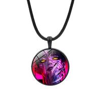 K-Pops Demons Hunters Collier Hun-Trix ru mi sa Ja Boys de Rpy Ti Ger Dessins Animés Collier K-Pop D-Demon H-Hunters Merch Circulaire Pendants colliers Accessoires pour Les Fans, Les Femmes-D