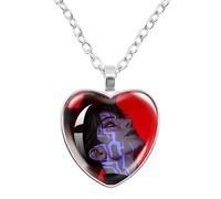 K-Pops Demons Hunters Collier Hun-Trix RU Mi sa Ja Boys de Rpy Ti Ger Dessins Animés Collier K-Pop D-Demon H-Hunters Merch Heart Pendants colliers Accessoires pour Les Fans, Les Femmes, Les Filles-N