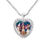 K-Pops Demons Hunters Collier Hun-Trix RU Mi sa Ja Boys de Rpy Ti Ger Dessins Animés Collier K-Pop D-Demon H-Hunters Merch Heart Pendants colliers Accessoires pour Fans,les Filles, les Femmes(P)