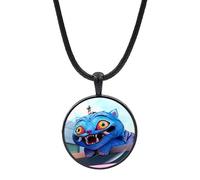 K-Pops Demons Hunters Collier Hun-Trix ru mi sa Ja Boys de Rpy Ti Ger Dessins Animés Collier K-Pop D-Demon H-Hunters Merch Circulaire Pendants colliers Accessoires pour Les Fans, Les Femmes-K